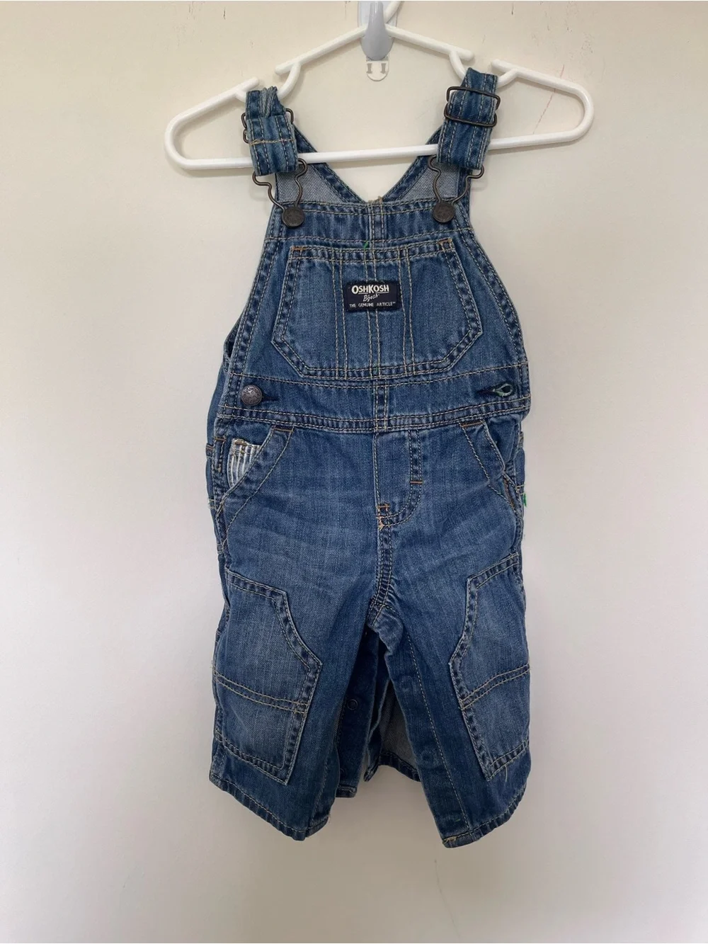 OshKosh B'gosh Dark Blue Denim Kids Overalls